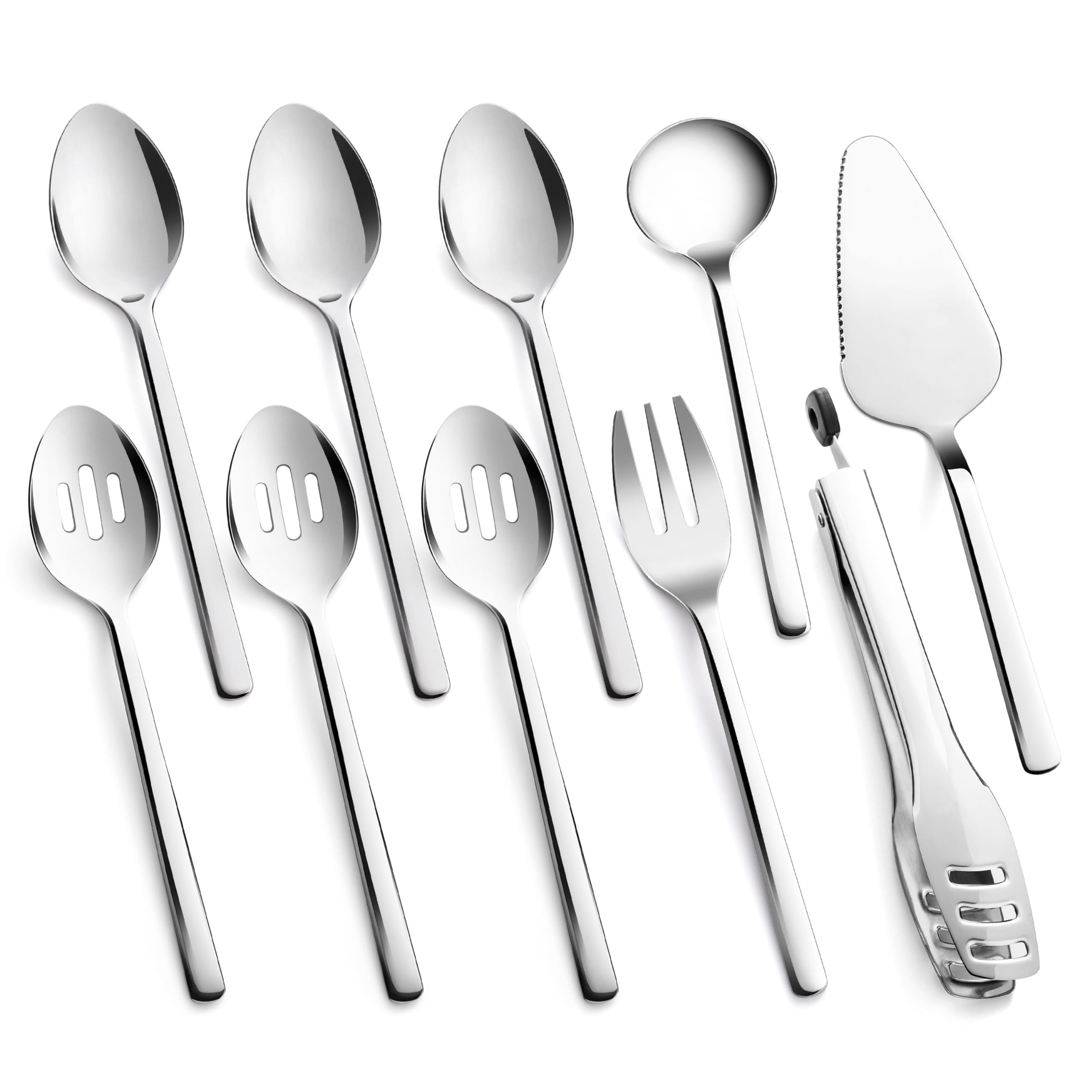 KINGSTONE conjunto completo para servir de 10 piezas, ideal para banquetes y bodas.