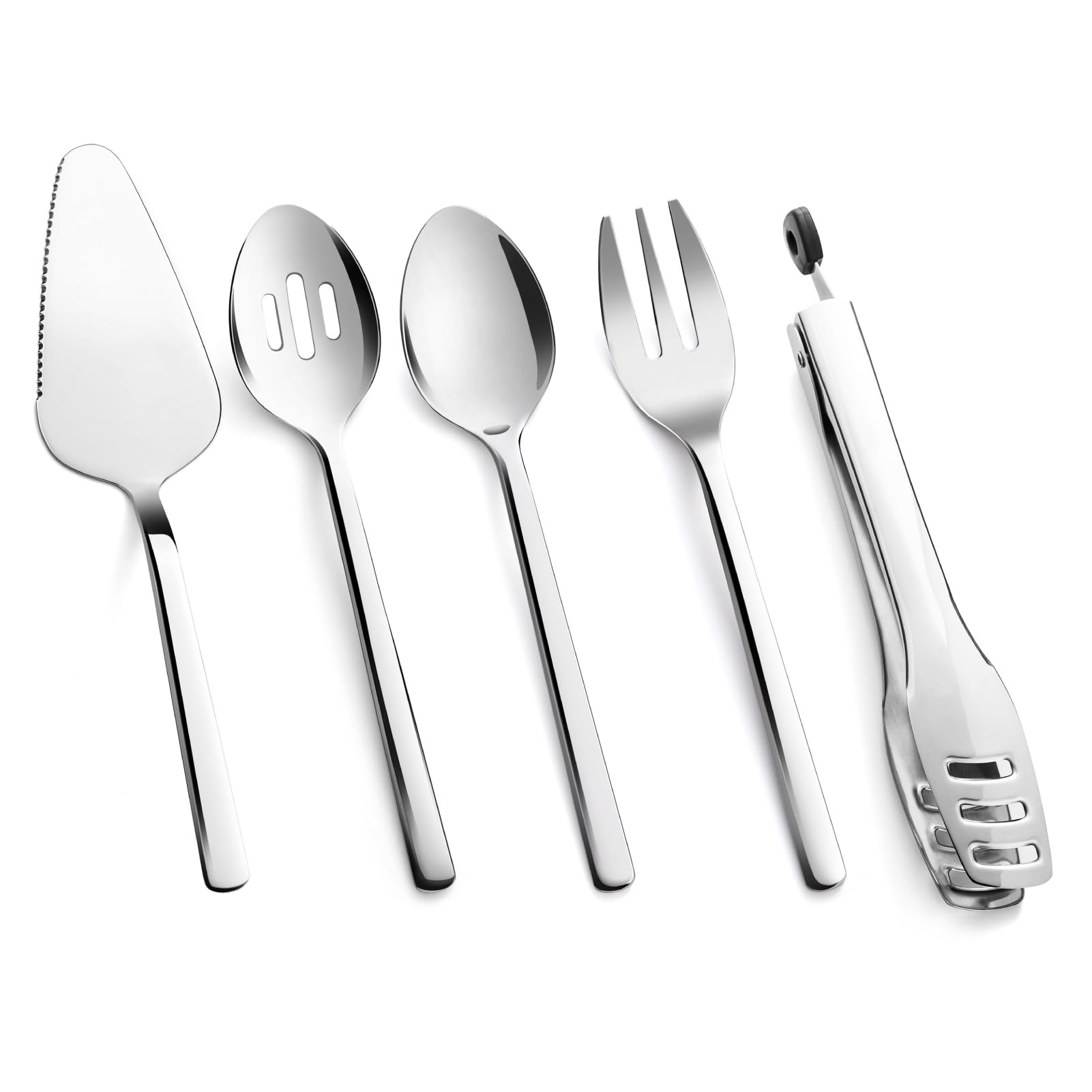KINGSTONE conjunto de utensilios para servir 5 piezas, ideal para buffets y bodas