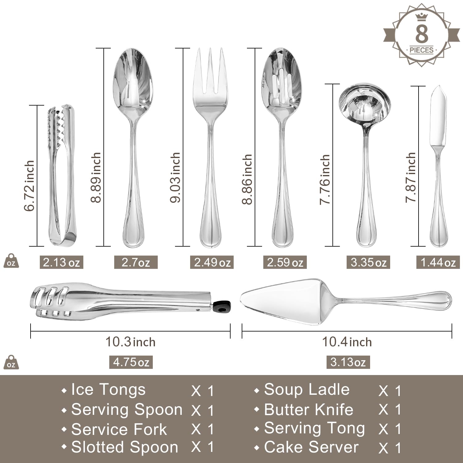 KINGSTONE cuchara-ranurada-teardrop apta para salsas gruesas sin goteos.