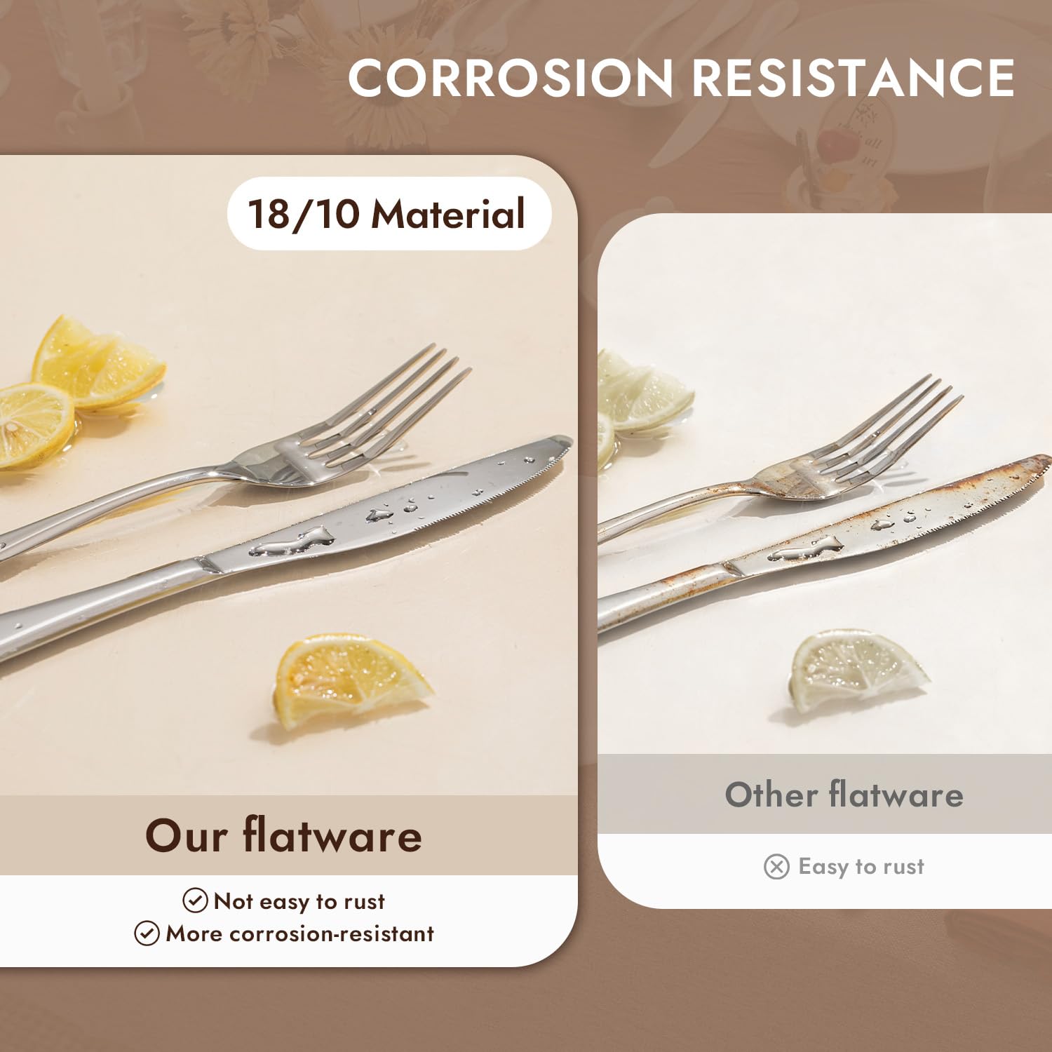 Kingstone: cucharas de cena en acero inoxidable, diseño elegante.