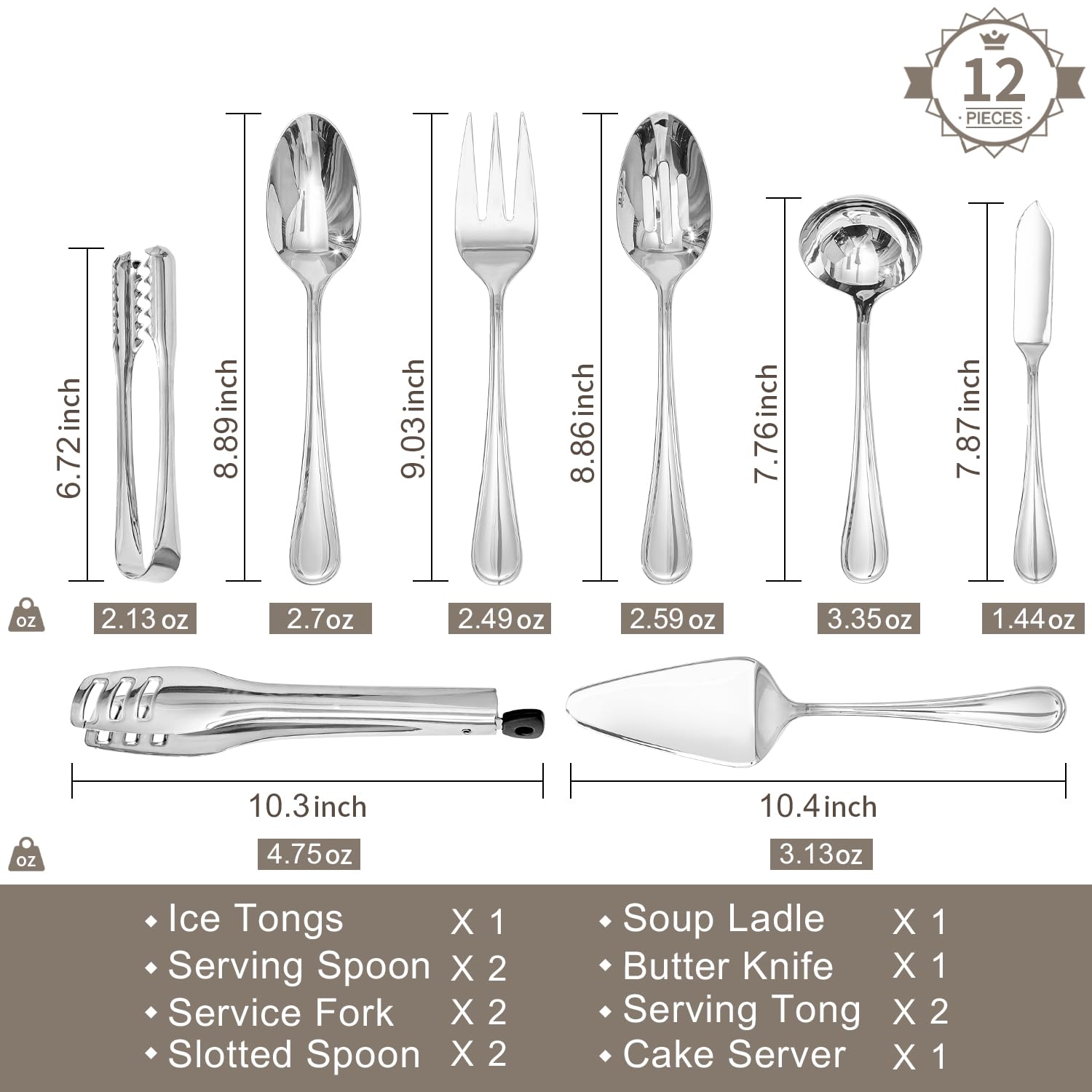 KINGSTONE cucharón de sopa, diseño ergonómico y resistente