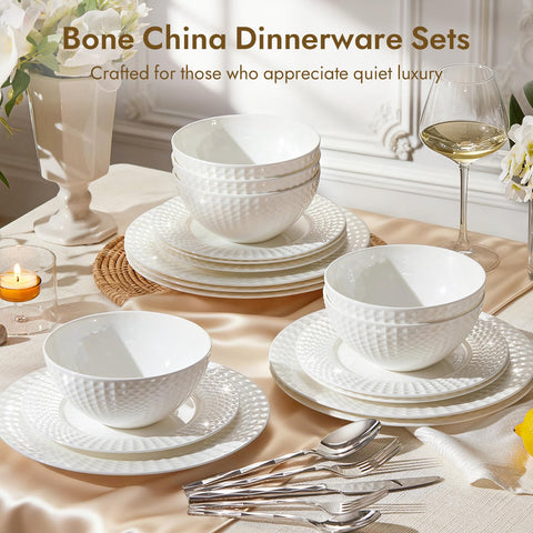 KINGSTONE cuencos 16 cm ligeros para servir porciones elegantes