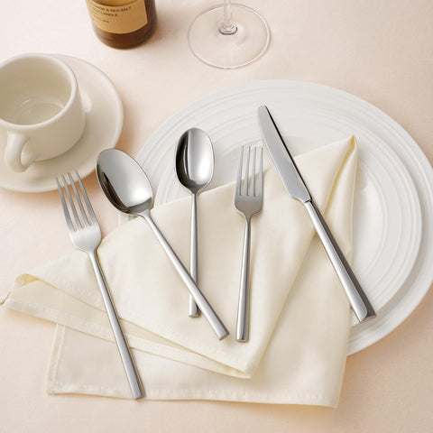 Kingstone diseño liso y superficie brillante, mesa decorativa y moderna