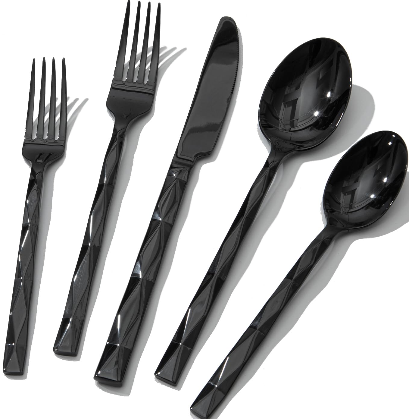 Kingstone juego 40 piezas con diseño diamante para mesa elegante
