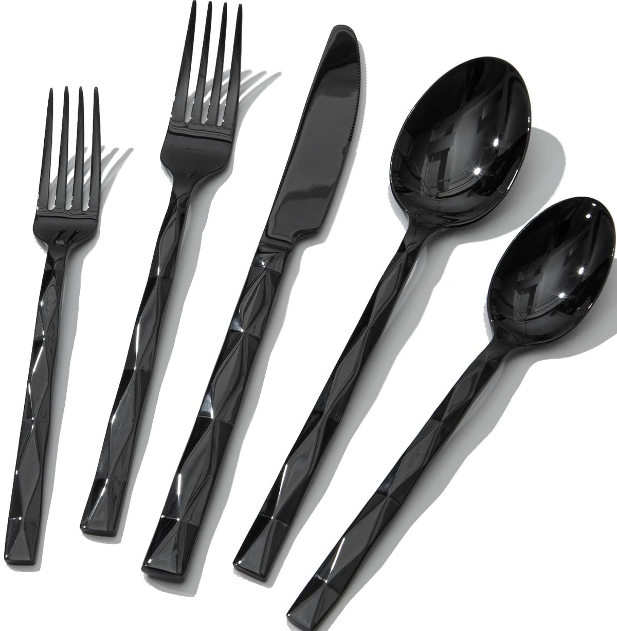 Kingstone juego 40 piezas con diseño diamante para mesa elegante