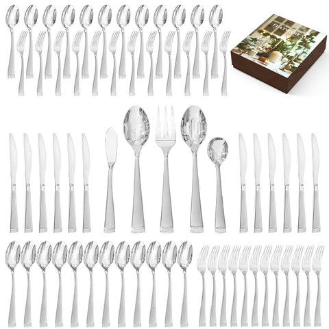 KINGSTONE: juego de cubertería 65 piezas para una mesa elegante
