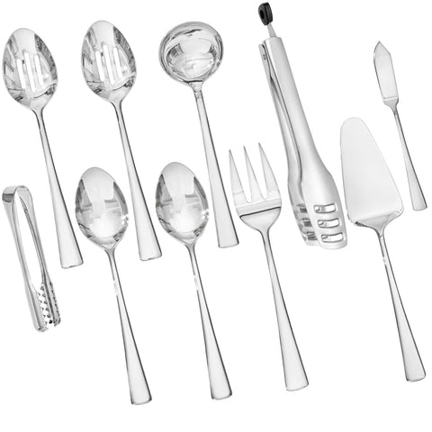 Kingstone: juego de utensilios para servir, ideal para buffets y eventos.
