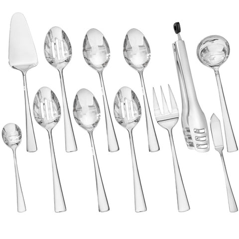 KINGSTONE juego-utensilios-12-piezas para buffet práctico y elegante.