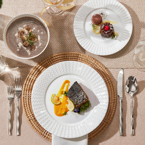 KINGSTONE platos ensalada 21 cm ideales para entrantes y postres