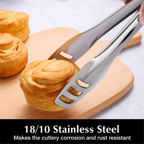 Conjunto KINGSTONE de 4 pinzas para servir, ideal para buffet y catering.