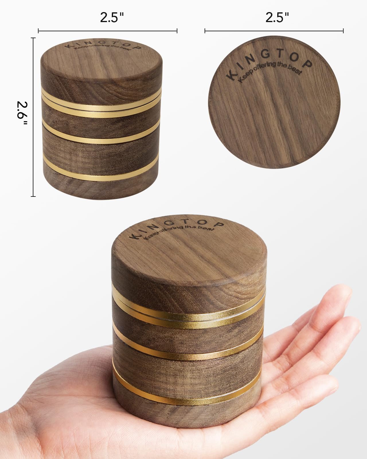 KINGTOP uso diario en la cocina para sazonar platos con facilidad.