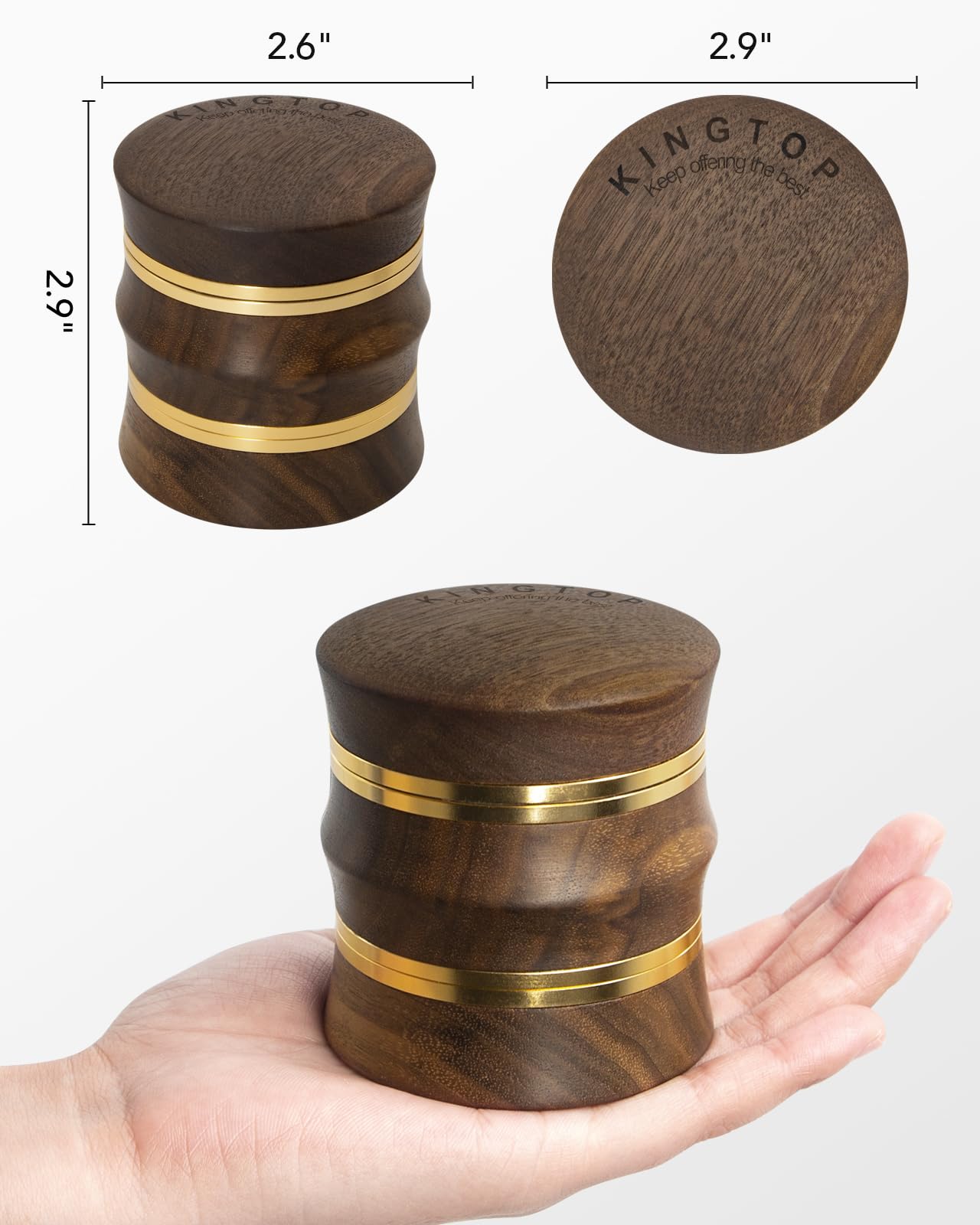 Capacidad de 2,6 pulgadas KINGTOP para mayor almacenamiento