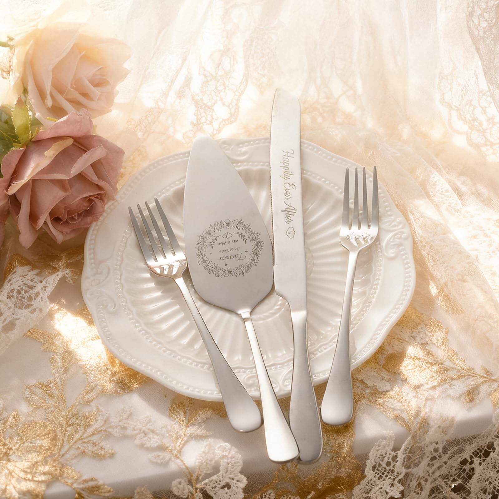 Kingump acabado espejo de acero inoxidable, brillo para la mesa de boda.