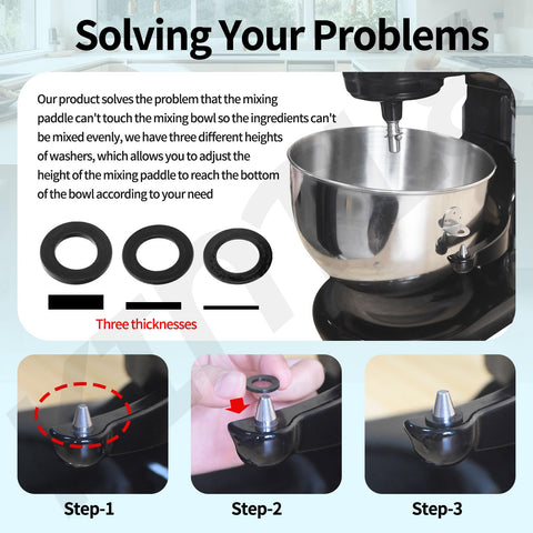 KINTLE Bowl-Lift: conjunto de 3 alturas para KitchenAid