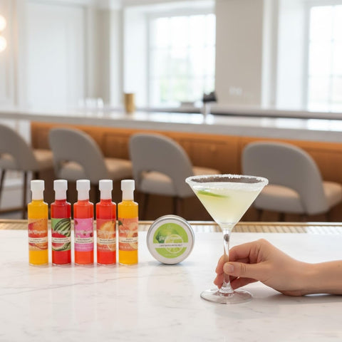 Kiri & Sons sabor naranja sanguina: acento cítrico para margaritas.