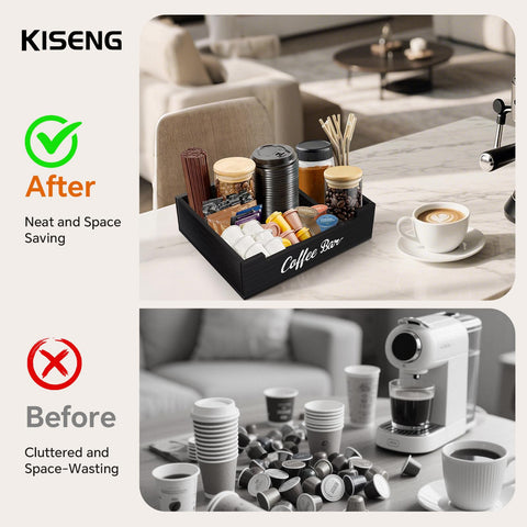 KISENG Ubicación versátil en cocina u oficina para estación de bebidas.