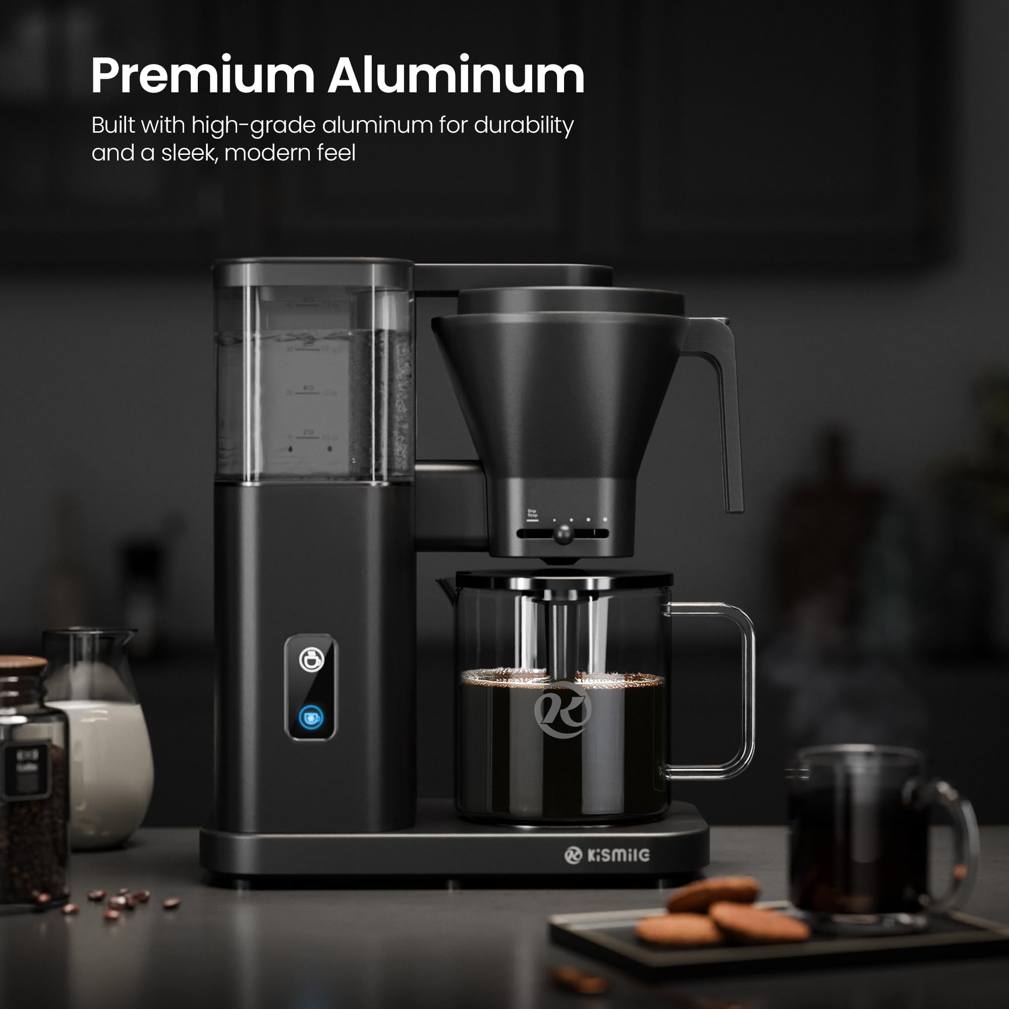 Kismile cafetera infusión fría profunda para bebidas frías más suaves y ricas.