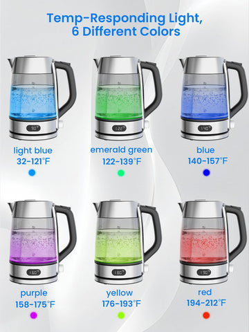Kismile hervidor con control de temperatura para té perfecto.
