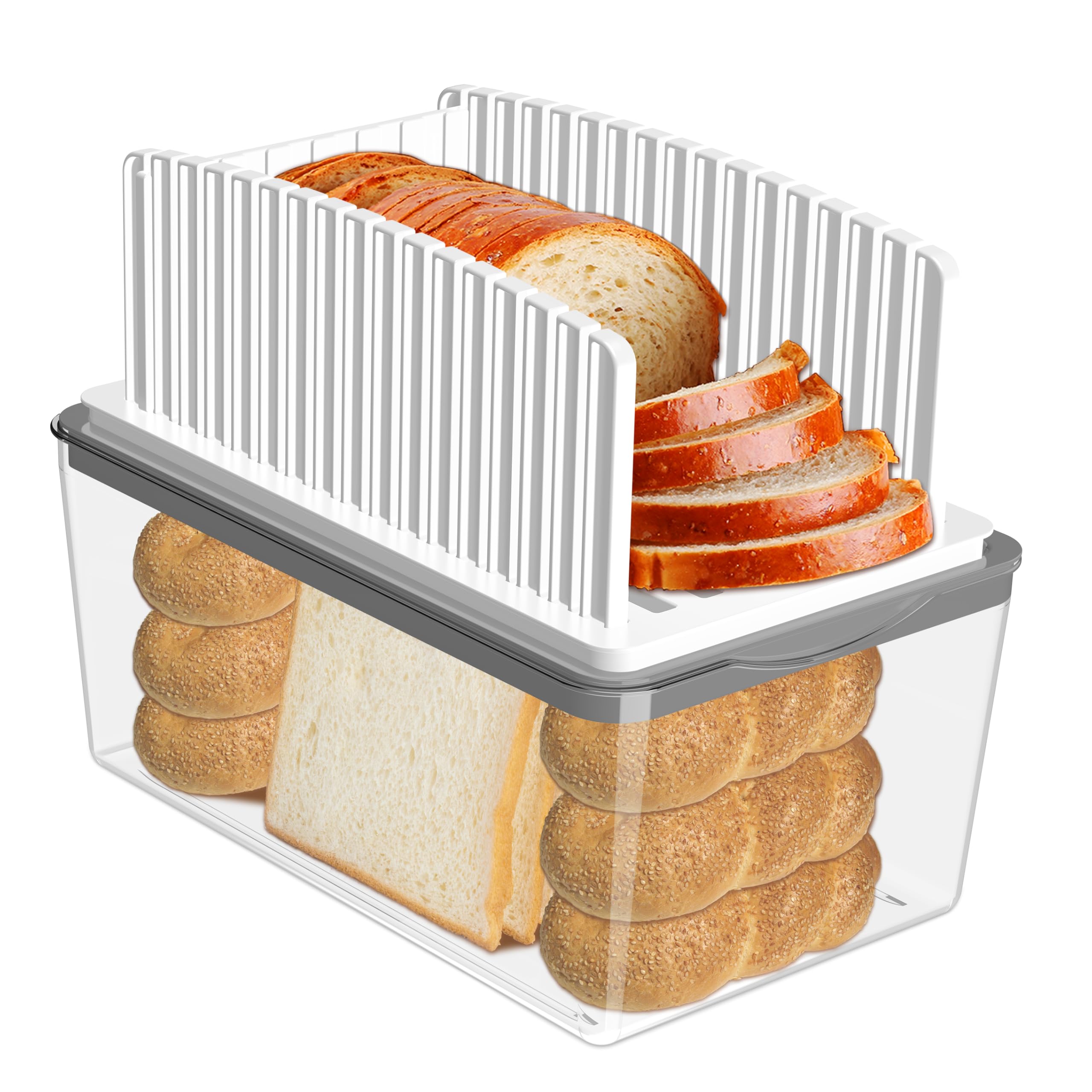 Kiss Core cortador de pan con caja para almacenar pan fresco y listo