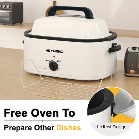 Kiss the Water Horno: sartén removible facilita limpieza y recogida de jugos