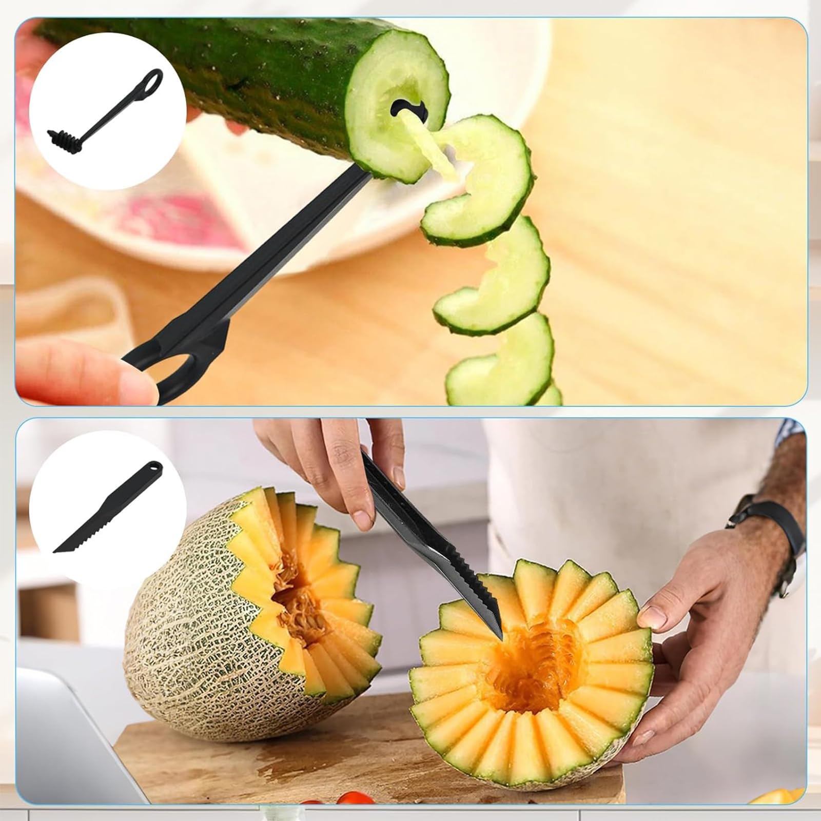 Kit de cocina diseño compacto: almacenamiento fácil en cajón