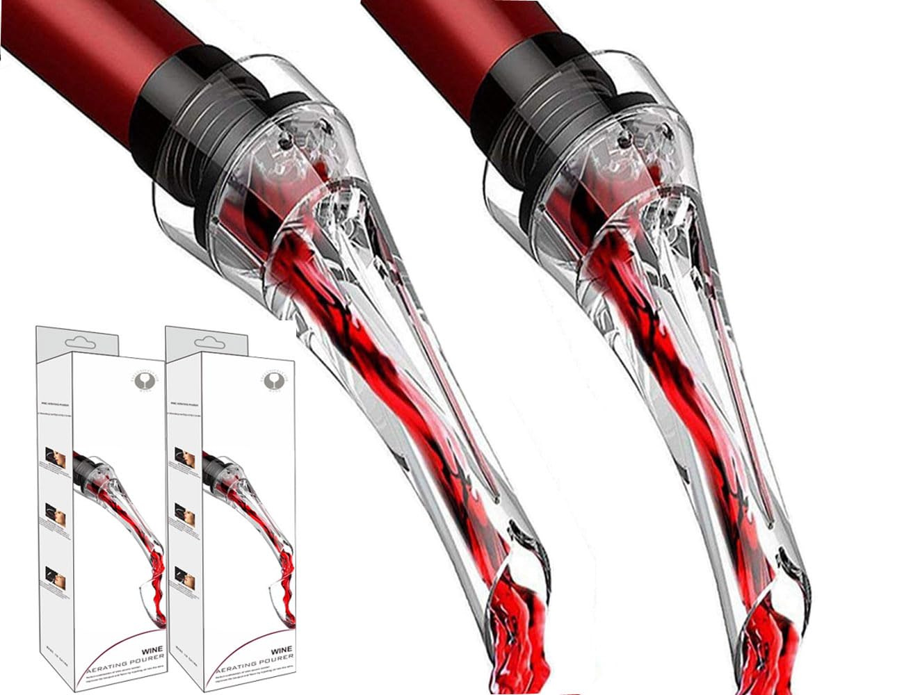 Kit-Home aerador de vino premium en botella para aeración rápida.