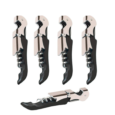 Kit-Home sacacorchos profesional: mango de palisandro y cuerpo de acero inoxidable para un desenrosado suave