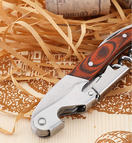 Kit-Home sacacorchos con diseño ergonómico para camarero y sommelier.