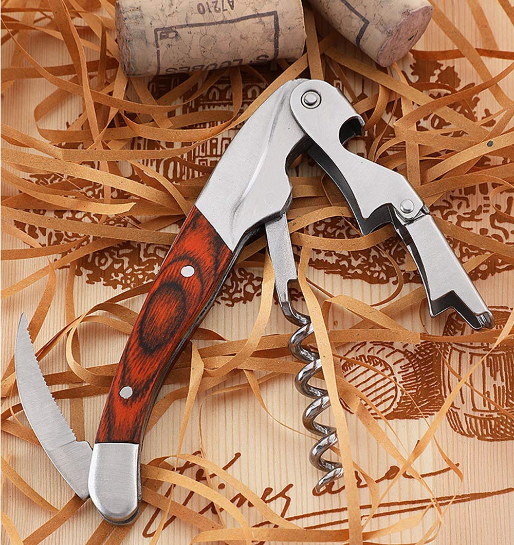 Kit-Home sacacorchos, pack de tres unidades, perfecto para bares y restaurantes.