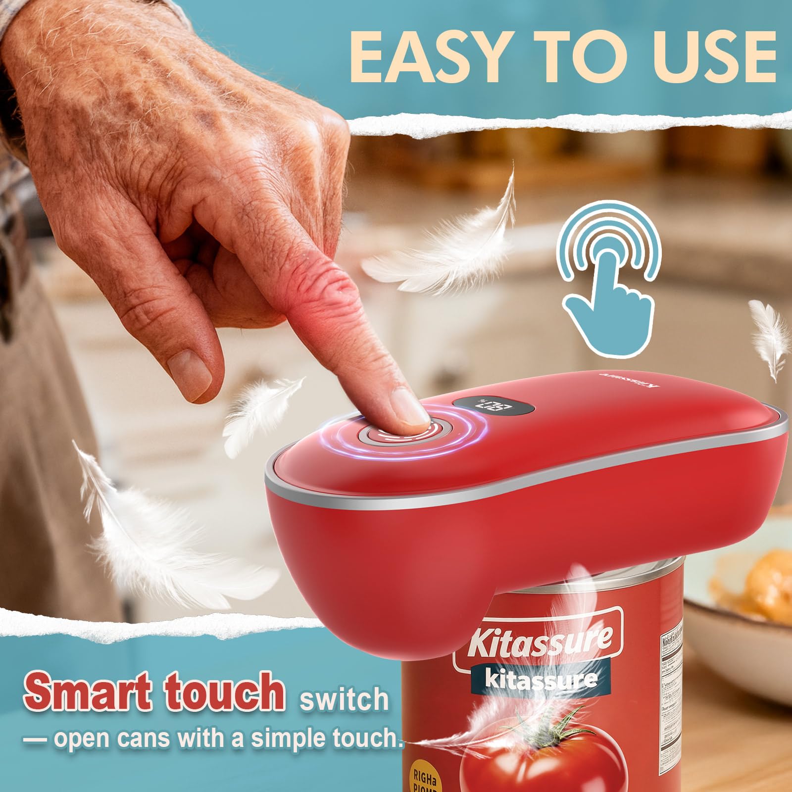 Kitassure con pantalla LED, indica el estado de batería para evitar interrupciones.