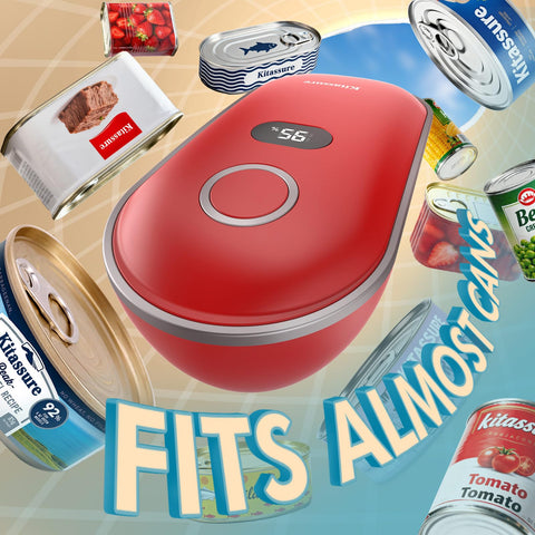 Kitassure borde suave, seguridad al tacto durante la apertura de latas.