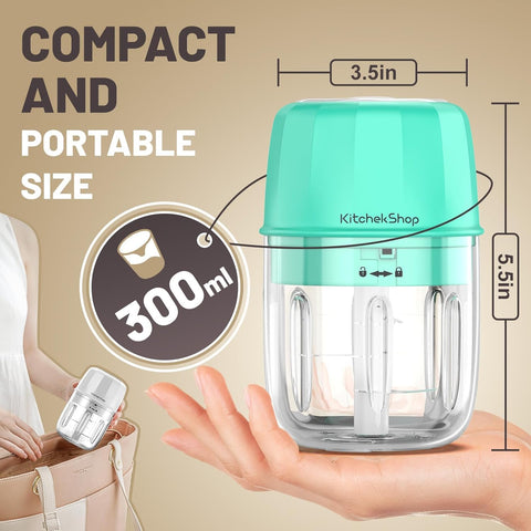 KitchekShop recipiente de PP apto para alimentos de 350 ml