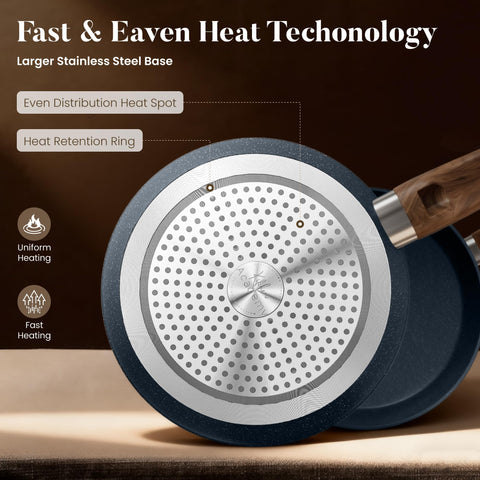 Kitchen Academy: cazo de 3 cuartos con tapa para guisos