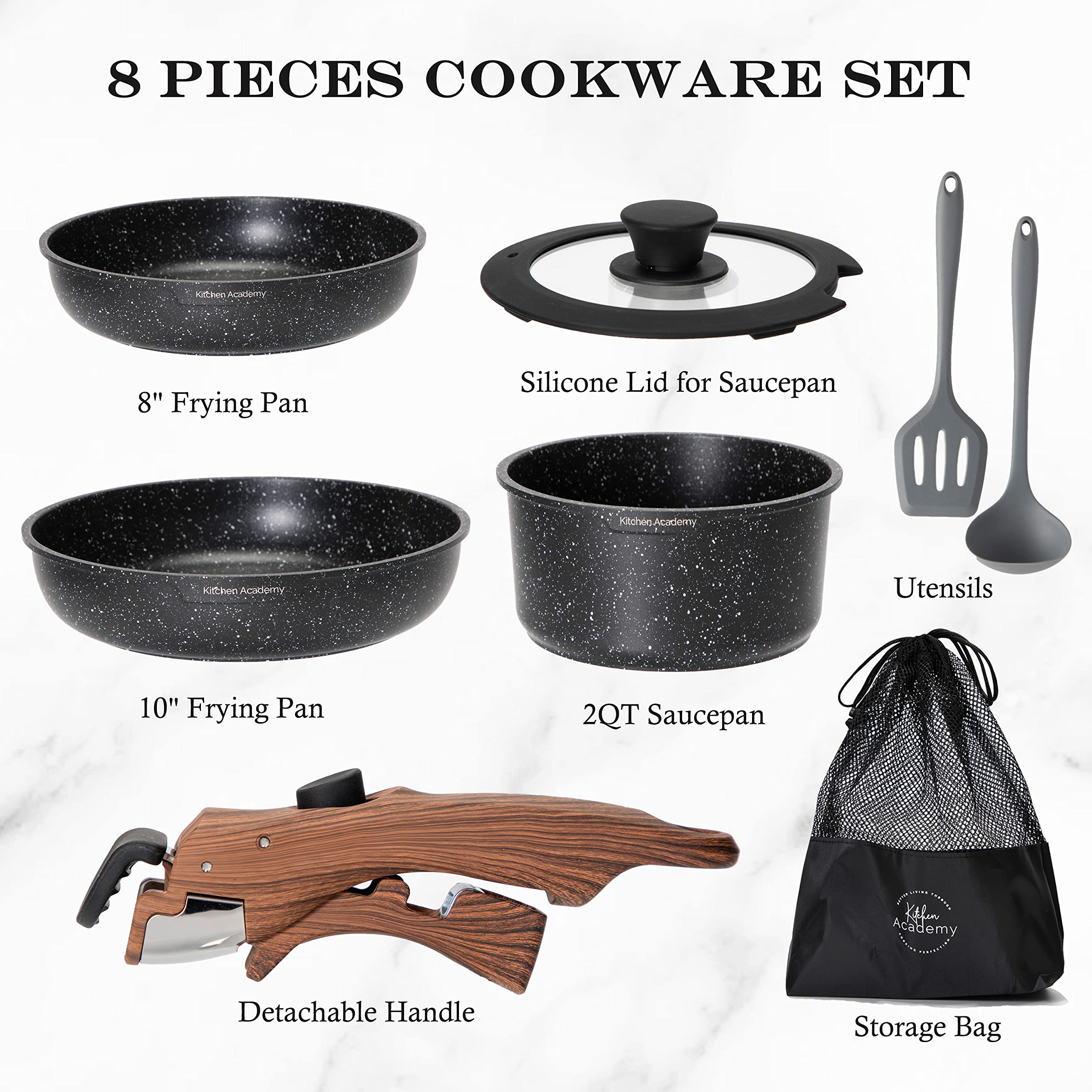 Kitchen Academy conjunto compacto para exterior y picnics, listo para aventuras
