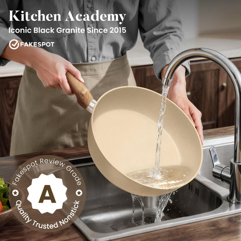 Kitchen Academy cazuela-3-litros-tapa para guisos y comidas