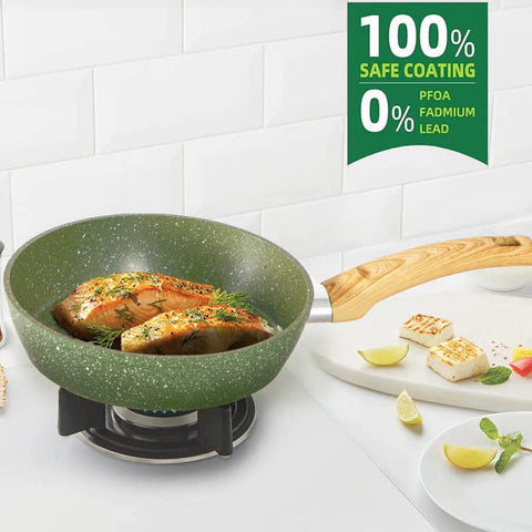 Sartén antiadherente Kitchen Academy de 8 pulgadas, ideal para salteados ligeros
