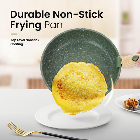 Kitchen Academy sartén de 8 pulgadas con mango removible, ideal para cocción rápida