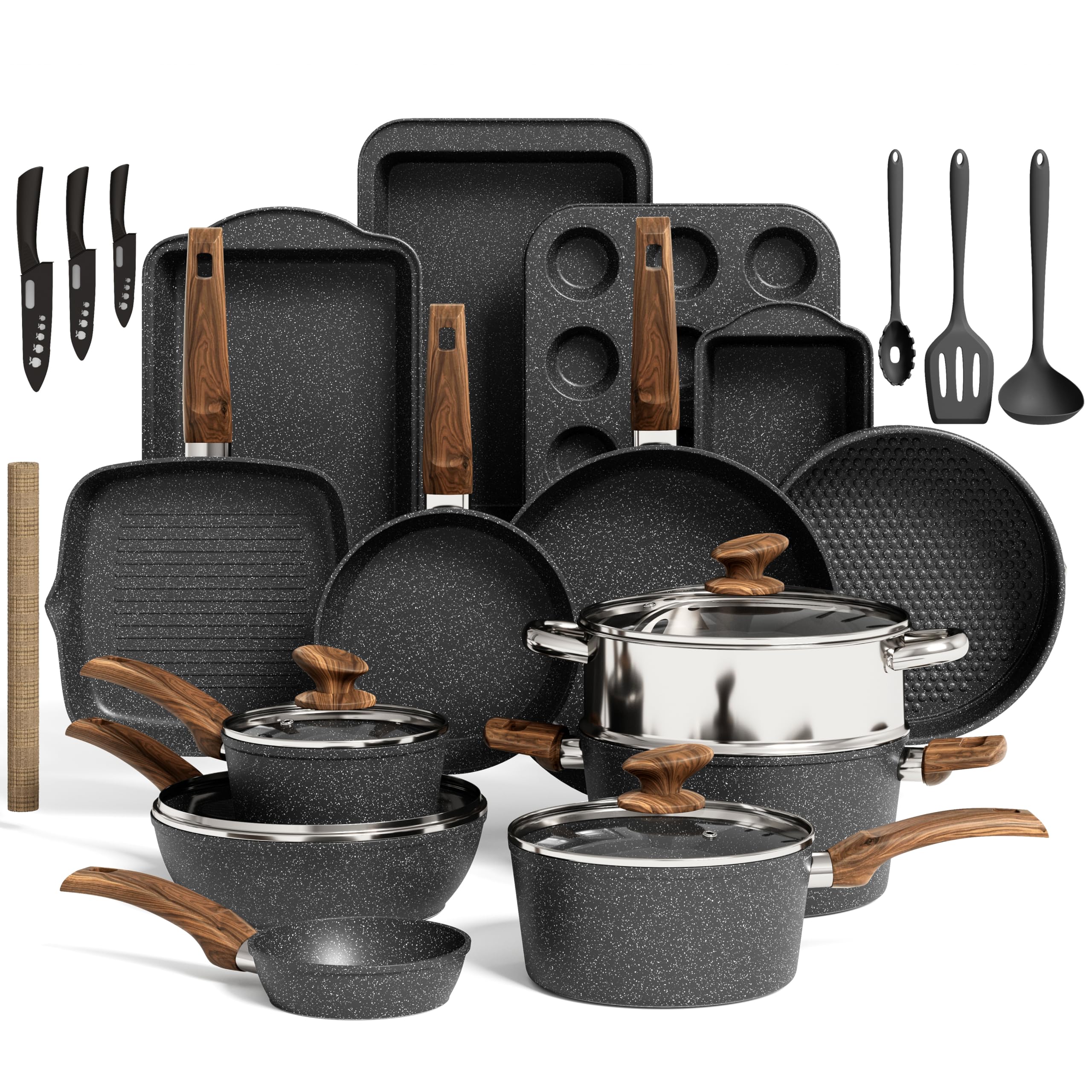 Kitchen Academy set inducción 30 piezas para inicio rápido en cocinas modernas