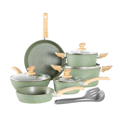 Kitchen Academy set de ollas y sartenes 12 piezas para cocinar sin pegar