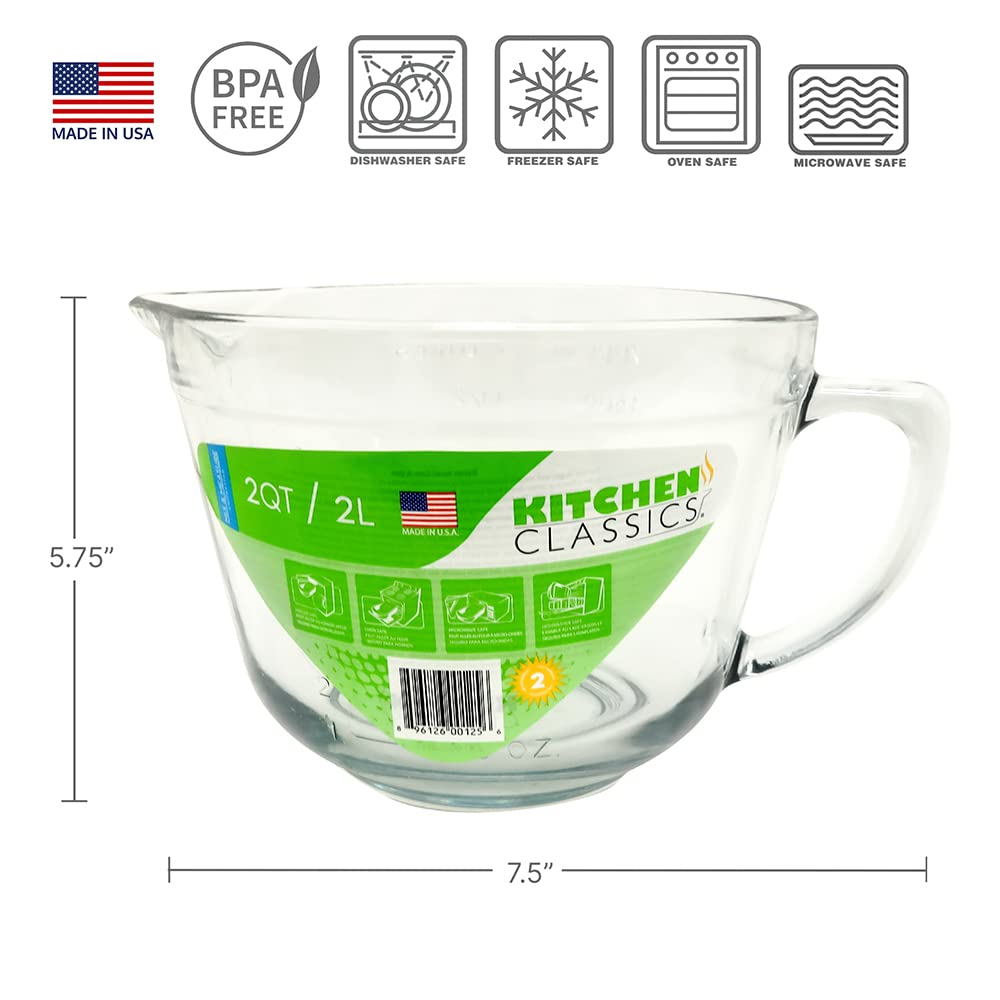Kitchen Classics tazón para mezclar de gran capacidad, útil para grandes lotes