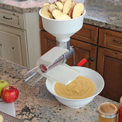 Johnny Apple Sauce Maker diseño en aluminio resistente y duradero
