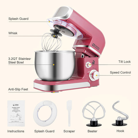 Kitchen in the box capacidad-3-2qt-bol-acero inoxidable para porciones diarias.