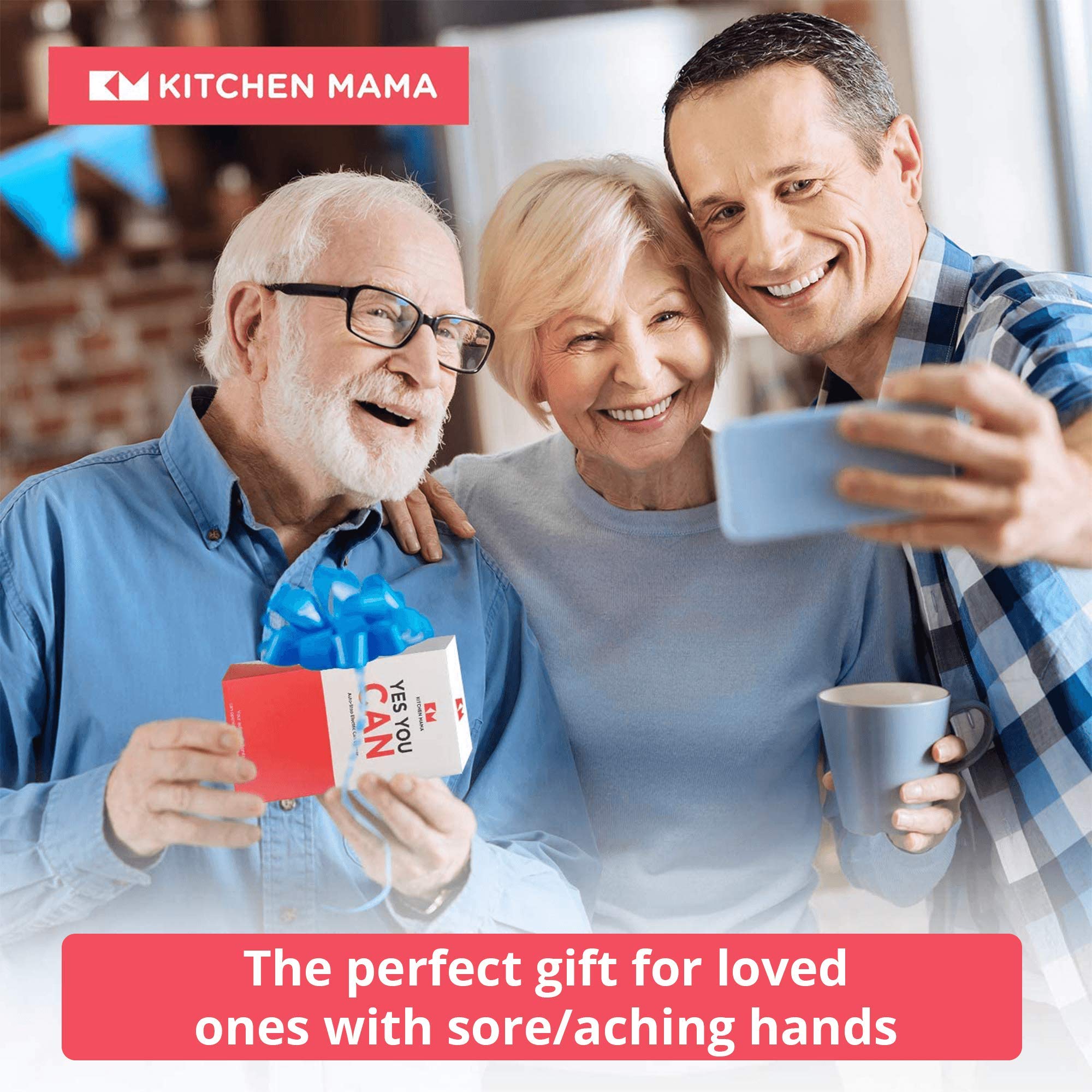 Kitchen Mama es regalo práctico para personas mayores o con artritis.