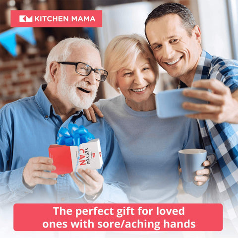 Kitchen Mama es regalo práctico para personas mayores o con artritis.