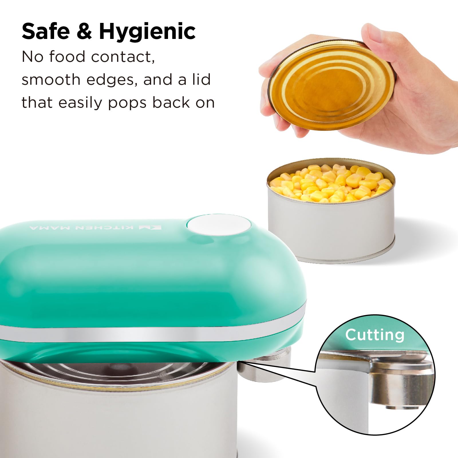 Kitchen Mama Mini Plus diseño compacto y portátil para cocinar en casa o viaje.