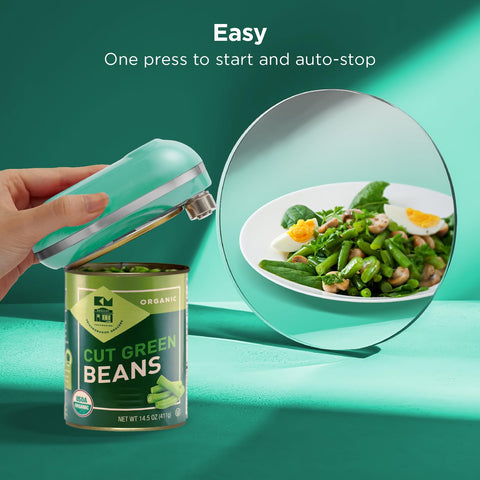 Kitchen Mama Mini Plus manos libres, ideal para usuarios con fuerza de agarre reducida.