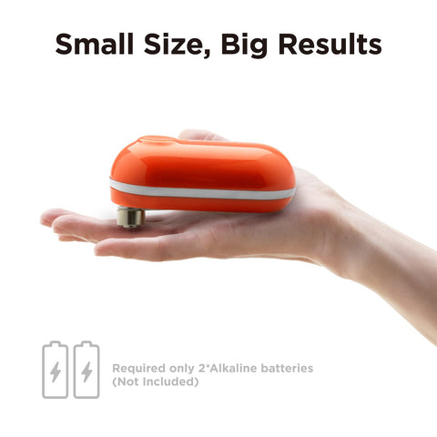 Kitchen Mama Mini funciona sin cables con pilas AA para uso portátil
