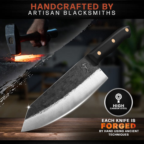 Cuchillo de chef Kitchen perfection con afilado a mano para cortes precisos