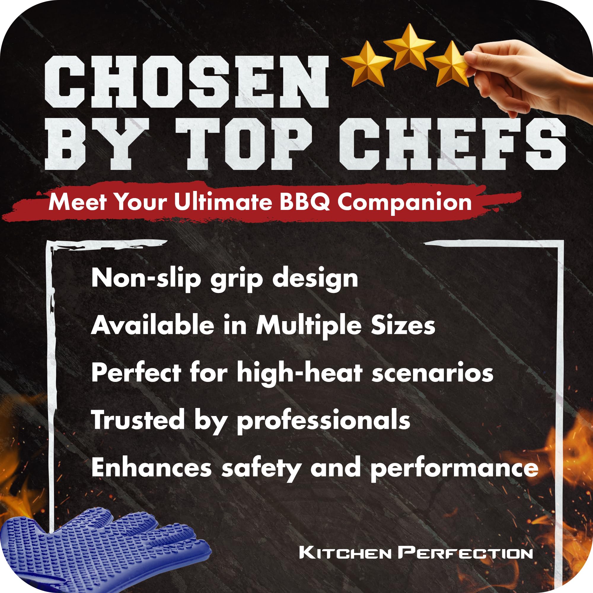 Guantes Kitchen Perfection: bonos extra de ganchos y ebooks de recetas