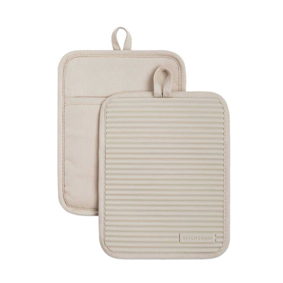 KitchenAid vista frontal del par milkshake tan protege contra el calor